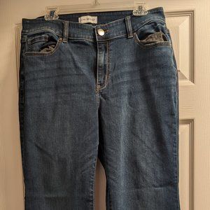 Lane Bryant, size 16, curvy bootcut jeans